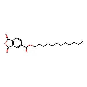 4-Dodecyloxycarbonylphthalic anhydride structure