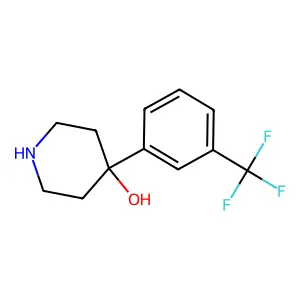 4-[3-(Trifluoromethyl)phenyl]-4-piperidinol structure