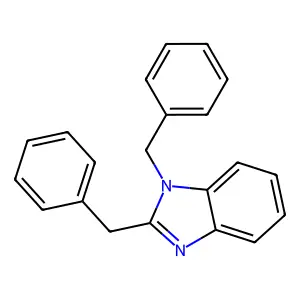 1,2-dibenzyl-1H-1,3-benzodiazole structure