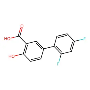 二氟尼柳 structure
