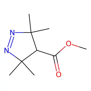 methyl 3,3,5,5-tetramethyl-4H-pyrazole-4-carboxylate structure