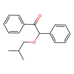 苯偶姻异丁基醚 structure