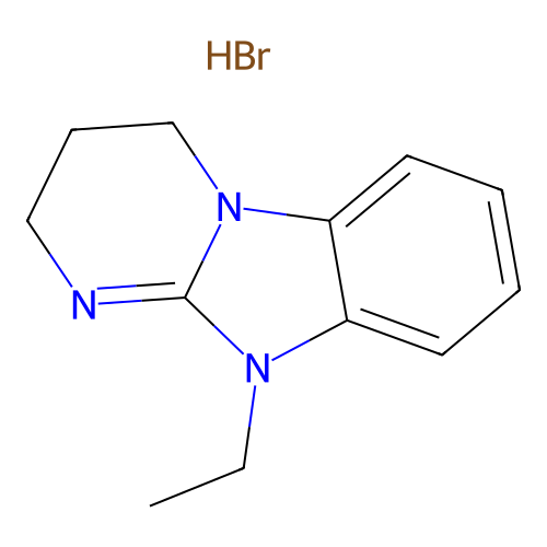 10-Ethyl-2,3,4,10-tetrahydrobenzo[4,5]imidazo[1,2-a]pyrimidine hydrobromide structure