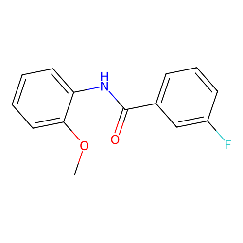 3-fluoro-N-(2-methoxyphenyl)benzamide structure