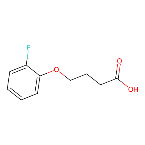 4-(2-Fluorophenoxy)butanoic acid structure