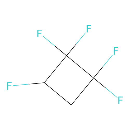 1,1,2,2,3-Pentafluorocyclobutane structure