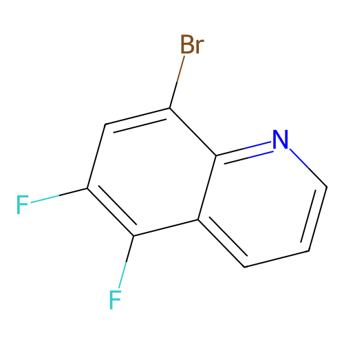 8-Bromo-5,6-difluoroquinoline structure