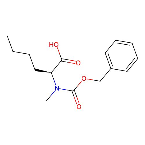 Z-N-ME-L-2-Aminohexanoic acid structure