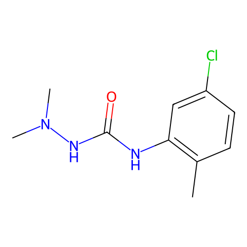 4-(5-Chloro-2-methylphenyl)-1,1-dimethylsemicarbazide structure