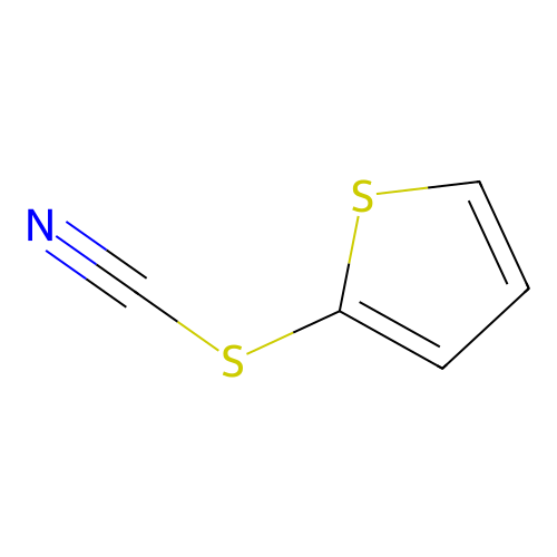 Thiocyanic acid, 2-thienyl ester structure