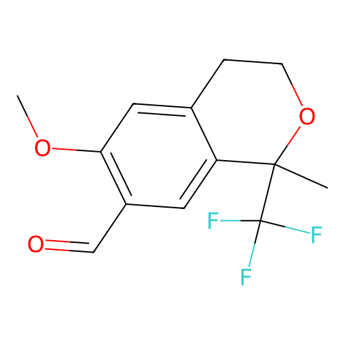 6-Methoxy-1-methyl-1-trifluoromethylisochroman-7-carbaldehyde structure