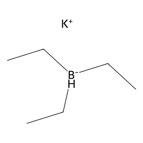 Potassium triethylhydroborate structure