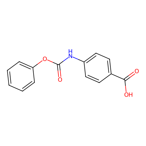 4-[(Phenoxycarbonyl)amino]benzoic acid structure