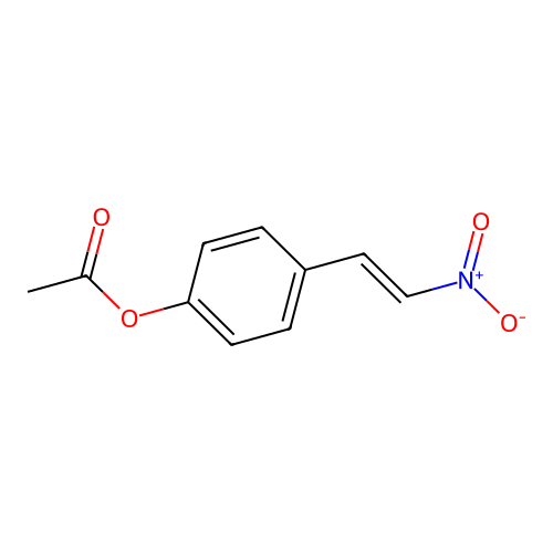 4-[(E)-2-Nitroethen-1-yl]phenyl acetate structure