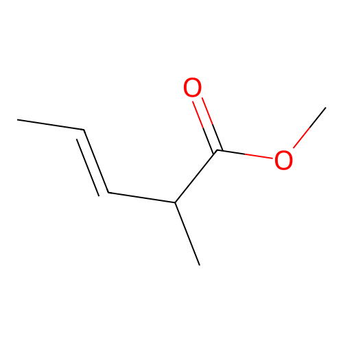 3-Pentenoic acid, 2-methyl-, methyl ester, (E)- structure