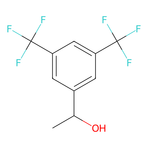 1-(3,5-Bis(trifluoromethyl)phenyl)ethanol structure