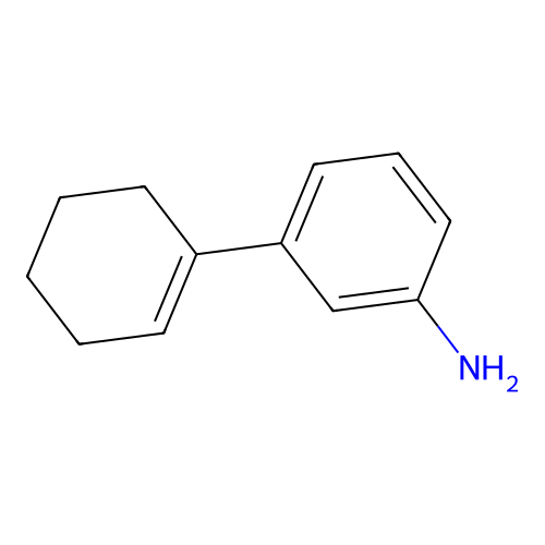 3-(Cyclohexen-1-yl)aniline structure