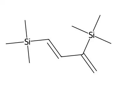 Trimethyl(3-trimethylsilylbuta-1,3-dienyl)silane structure