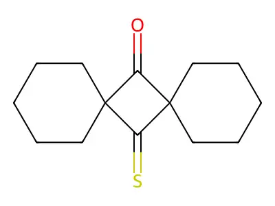 14-Thioxo-dispiro[5.1.5.1]tetradecan-7-one structure