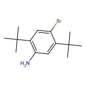 4-Bromo-2,5-ditert-butylaniline structure