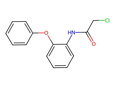2-chloro-N-(2-phenoxyphenyl)acetamide structure