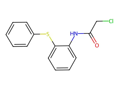 2-Chloro-N-[2-(phenylsulfanyl)phenyl]acetamide structure
