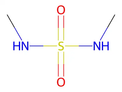 N,N'-Dimethylsulfamide structure