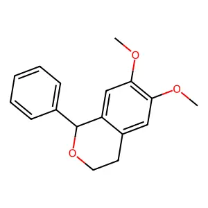 6,7-Dimethoxy-1-phenyl-3,4-dihydro-1h-isochromene structure