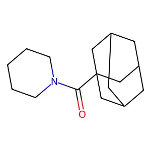 Adamantan-1-yl-piperidin-1-yl-methanone structure