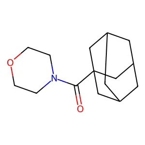 1-Adamantanecarboxylic acid, morpholide structure