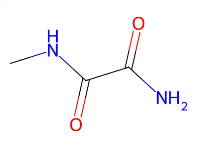 甲基乙二酰胺 structure