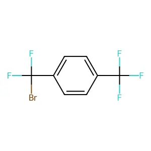 1-[Bromo(difluoro)methyl]-4-(trifluoromethyl)benzene structure