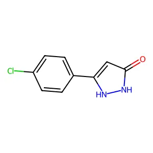 3-(4-Chlorophenyl)-1H-pyrazol-5-ol structure