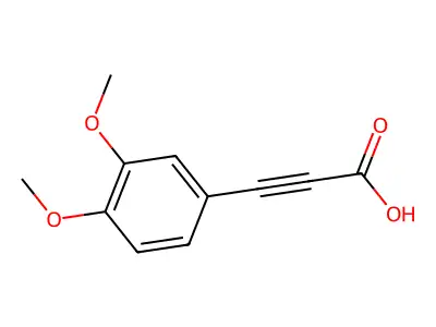 3-(3,4-Dimethoxy-phenyl)-propynoic acid structure