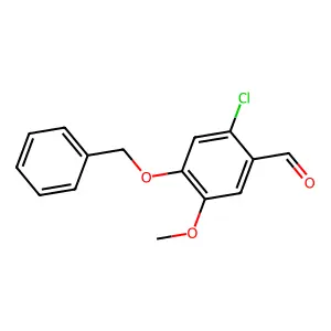 4-(苄氧基)-2-氯-5-甲氧基苯甲醛 structure