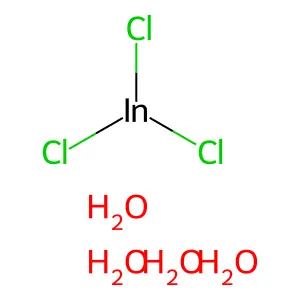氯化铟(III)四水合物 structure