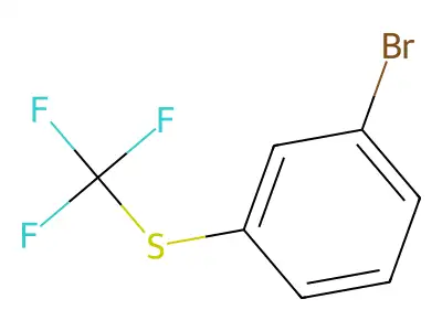 1-Bromo-3-[(trifluoromethyl)sulfanyl]benzene structure