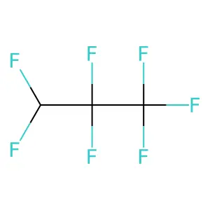 1,1,1,2,2,3,3-七氟丙烷 structure