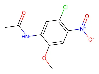 N1-(5-chloro-2-methoxy-4-nitrophenyl)acetamide structure