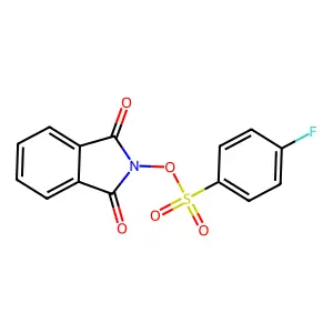1,3-Dioxoisoindolin-2-yl 4-fluorobenzenesulfonate structure