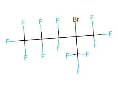 2-Bromo-1,1,1,3,3,4,4,5,5,5-decafluoro-2-(trifluoromethyl)pentane structure