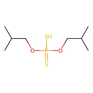 O,O'-Diisobutyl dithiophosphate structure