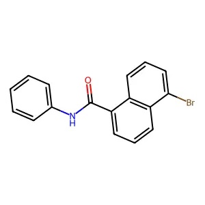 5-Bromo-N-phenyl-1-naphthamide structure