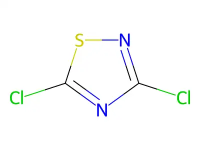 Dichloro-1,2,4-thiadiazole structure