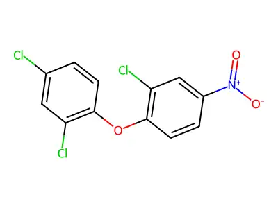2-Chloro-1-(2,4-dichlorophenoxy)-4-nitrobenzene structure