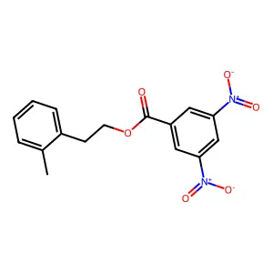 2-(2-Methylphenyl)ethyl 3,5-dinitrobenzoate structure