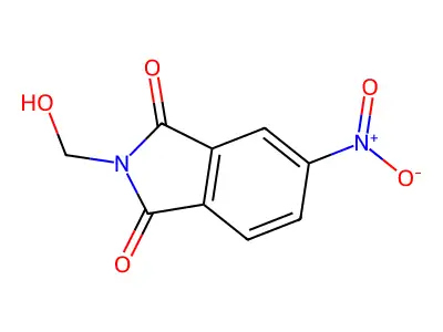 N-(Hydroxymethyl)-4-nitrophthalimide structure