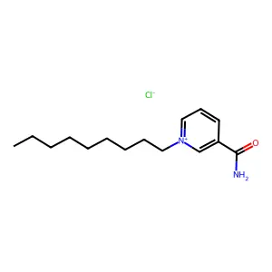1-Nonylpyridin-1-ium-3-carboximidate--hydrogen chloride (1/1) structure