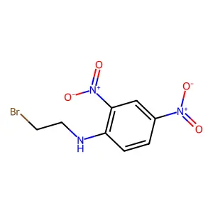 Aniline, N-(2-bromoethyl)-2,4-dinitro- structure