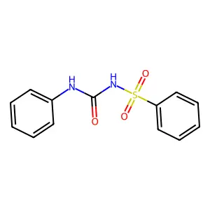 Benzenesulfonamide, N-[(phenylamino)carbonyl]- structure